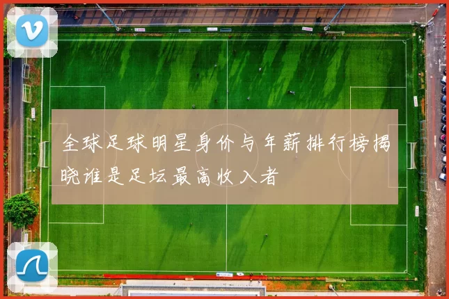 全球足球明星身价与年薪排行榜揭晓谁是足坛最高收入者